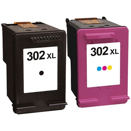 302XL Remanufacturees Cartouche Encre HP 302 pour Cartouche d'encre HP 302  XL Noir et Couleur Compatible pour HP302 Envy 4520 4525 HP DeskJet 1110  2130 3639 363… en 2023