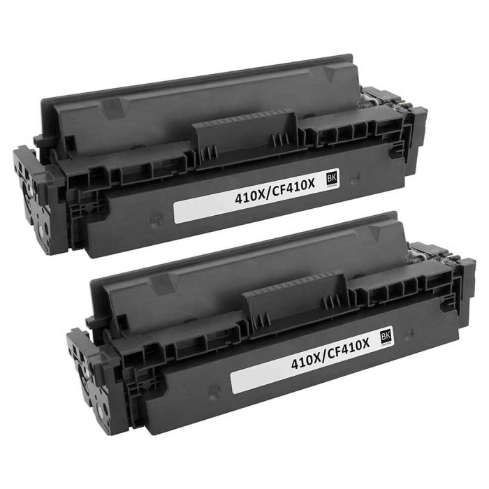 Pack 2 Toner HP CF410XD - 410X Noir - Compatible
