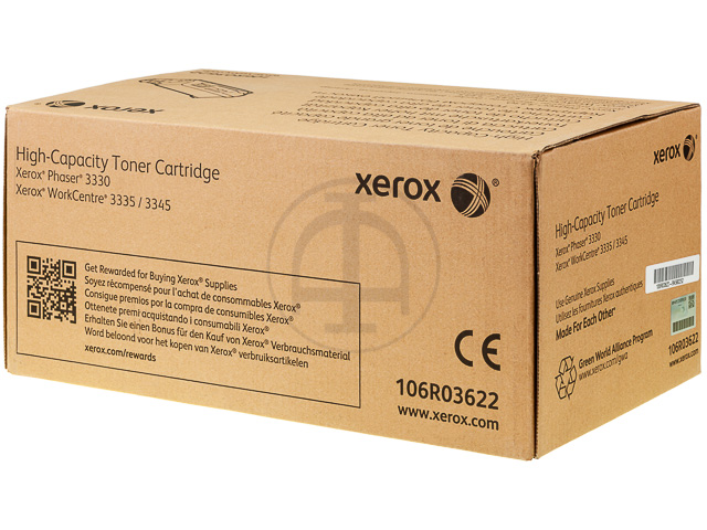 XEROX PH3330 TONER BLACK HC 8500PAGES HIGH CAPACITY