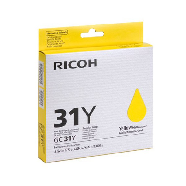 Toner Ricoh GC-31Y Jaune