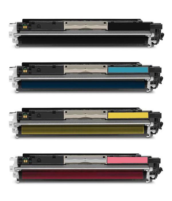 Pack 4 Toner HP 126A C/M/Y/BK – Compatible