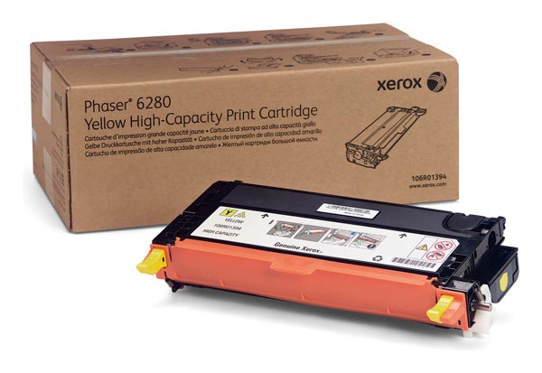 Toner Xerox Phaser 6280 Jaune (Haute Capacité)