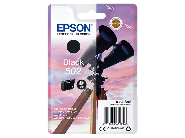 Cartouche D’Encre Epson 502 Black