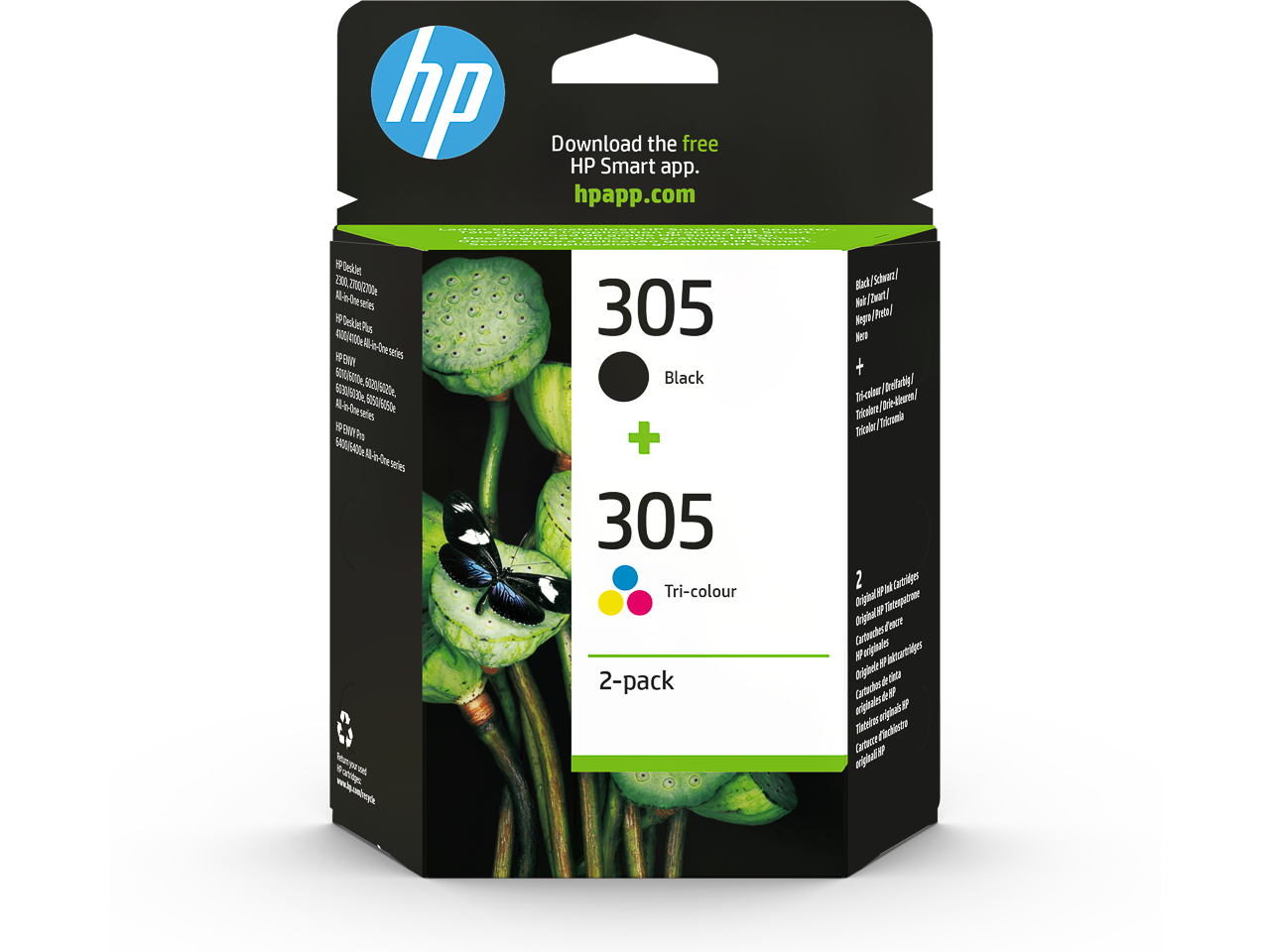 Pack Cartouche HP 305 Noir /Couleur