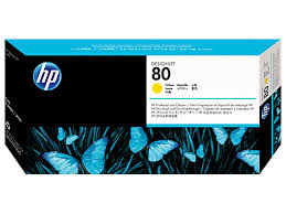 Cartouche d’encre HP N° 80 (Haute Capacité) Jaune