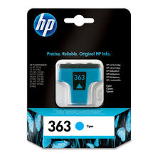 Cartouche d’encre HP 363 Cyan