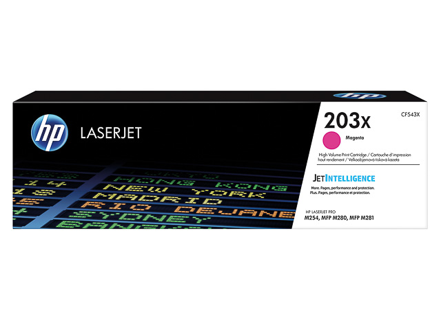 Toner HP CF543X – 203X Magenta HC