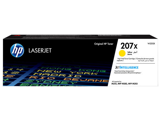 Toner HP W2212X – 207X Jaune XL