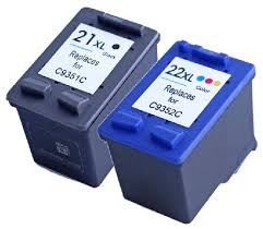 Cartouches d’encre Compatible HP N° 21 XL + 22 XL – Pack