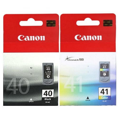 Cartouches Canon PG-40 CL-41 – Pack Noir & Couleur