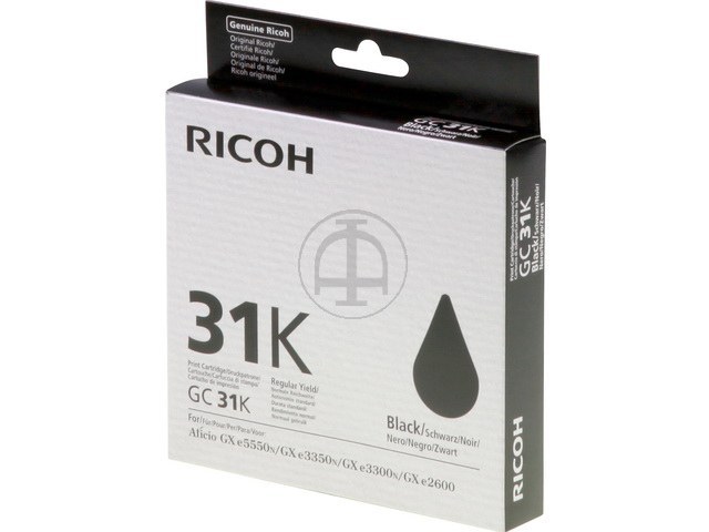 Cartouche D’encre Ricoh GC31BK