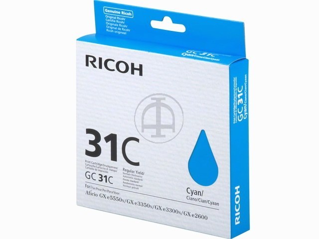 Cartouche D’encre Ricoh GC31 Cyan