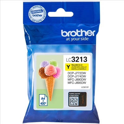 Cartouche d’encre Brother LC3213 Yellow