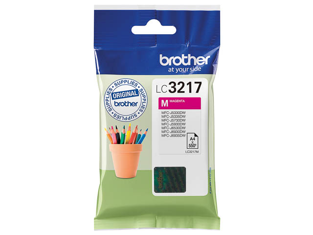 Cartouche d’encre Brother LC-3217 Magenta