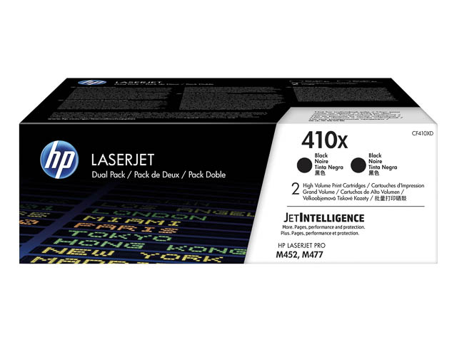 Pack Toner HP CF410XD – 410X Noir HC