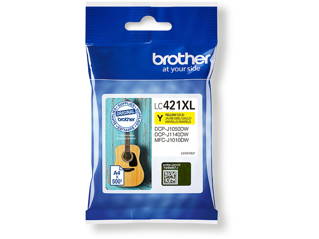 Cartouche D’Encre Brother LC421XL Yellow