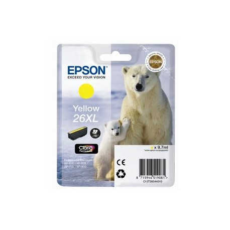 Cartouche Epson T2634 Xl Yellow