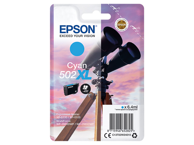 Cartouche D’Encre Epson 502XL Cyan