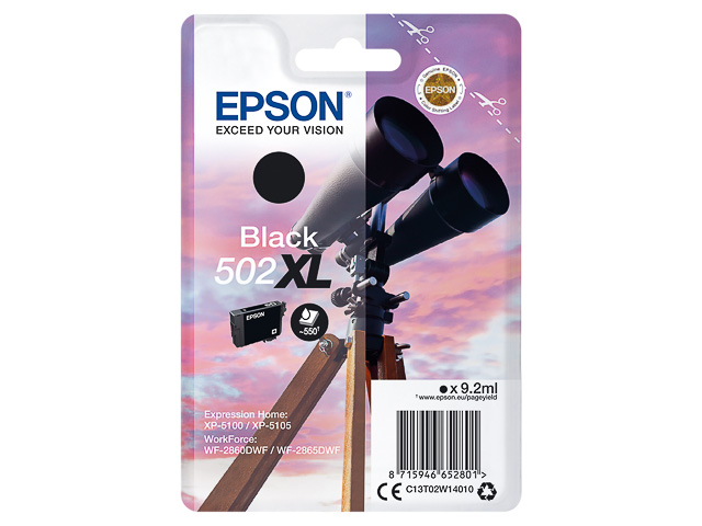 Cartouche D’Encre Epson 502XL Black