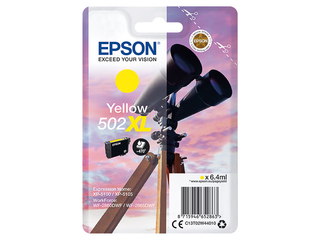 Cartouche D’Encre Epson 502XL Yellow