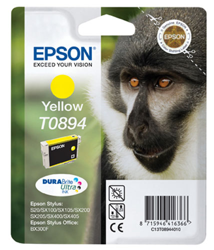 Cartouche d’encre Epson T0894 Jaune