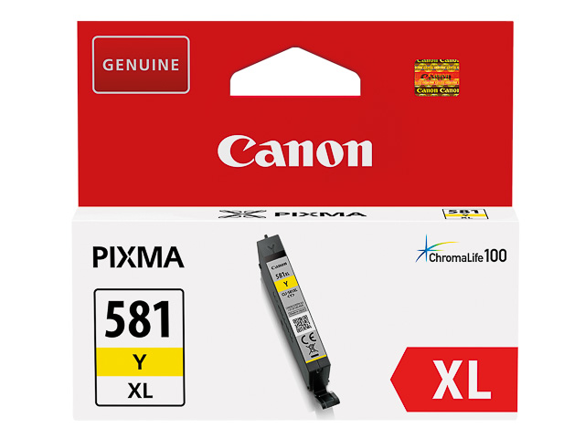 Cartouche d’encre Canon CLI-581XL Yellow