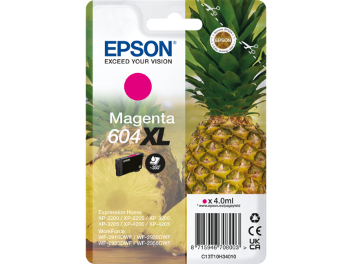 Cartouche D'Encre Epson 604XL Magenta