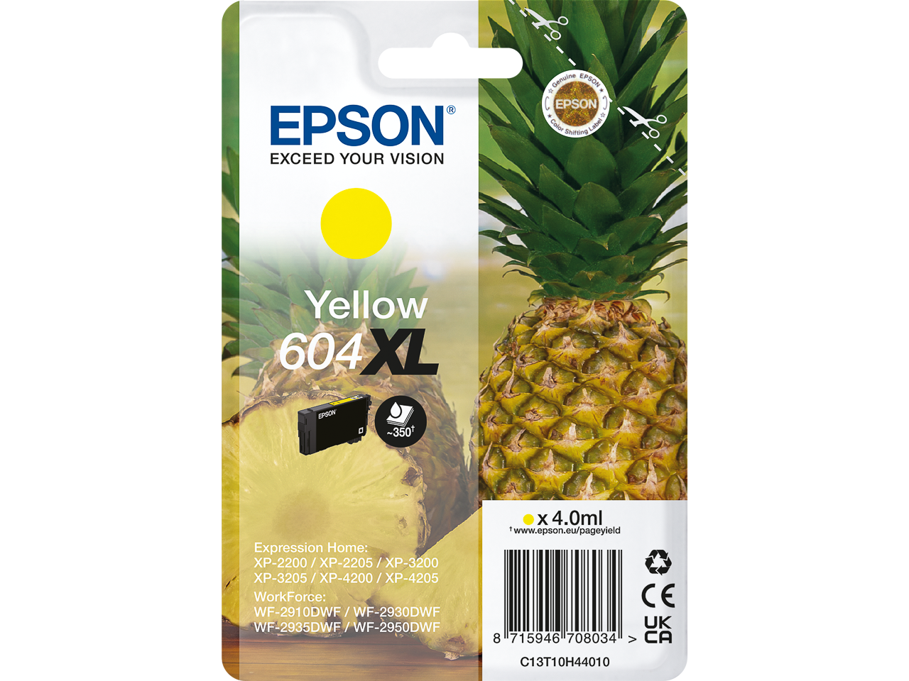 Cartouche D’Encre Epson 604XL Yellow