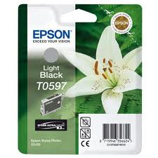 Cartouche d’encre Epson Grise T0597