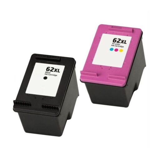 MultiPack Compatible HP 62 XL Noir - Couleur