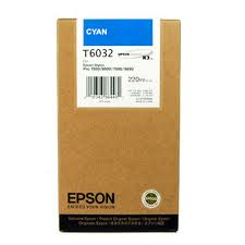 Cartouche d’encre Epson T6032 Cyan (Haute Capacité)