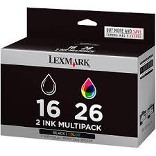 Cartouches d’encre 16 + 26 – Pack Lexmark