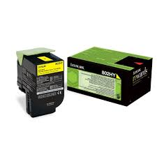 Toner Lexmark CX410/510 Jaune (Haute Capacité)