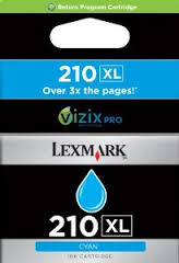 Cartouche d’encre Lexmark N°210XL Cyan