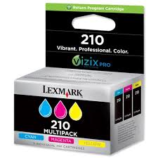 Cartouches Lexmark N°210 Pack de 3