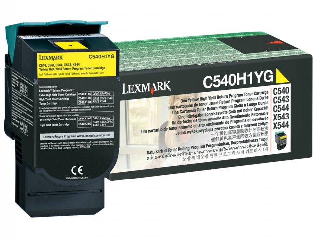 Toner Lexmark C540/C544 Jaune