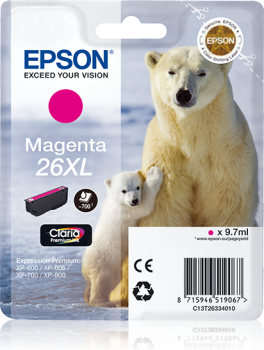 Cartouche Epson T2633 Xl Magenta