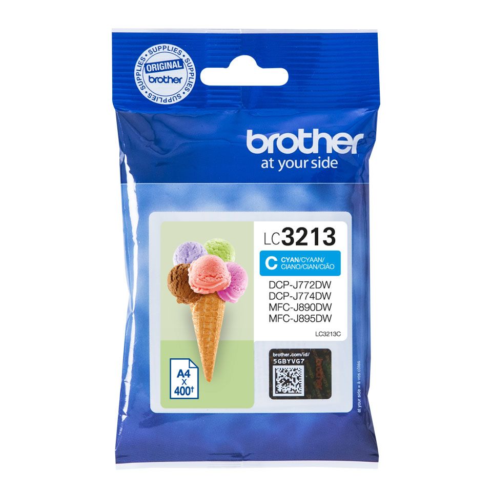 Cartouche d’encre Brother LC3213 Cyan