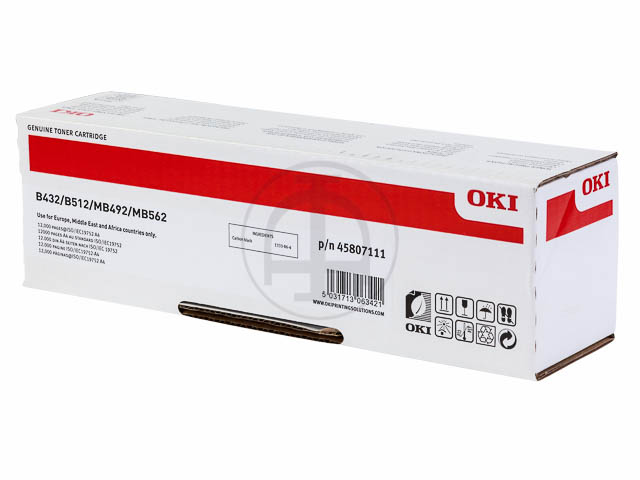 Toner Oki B432/MB492 Noir HC XXL