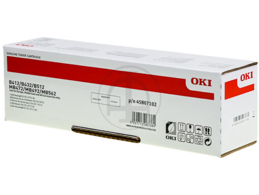 Toner Oki B432/MB472 Noir