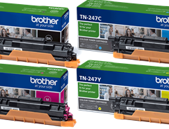 MultiPack Toner Brother TN-247 C/M/Y/BK - Grande Capacité