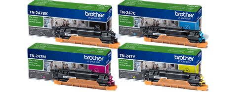 MultiPack Toner Brother TN-247 C/M/Y/BK – Grande Capacité