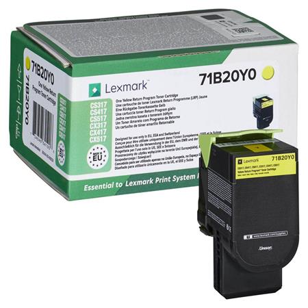 Toner Lexmark CS317 Yellow 71B20Y0