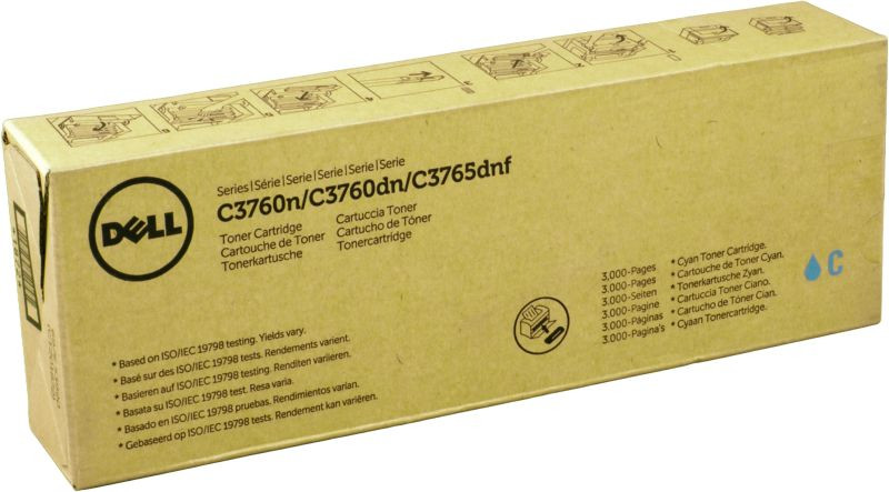 Toner Dell C3760 Cyan Extra HC – Compatible