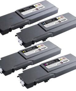 Pack 4 Toner Dell C3760 Extra Grande Capacité - Compatible