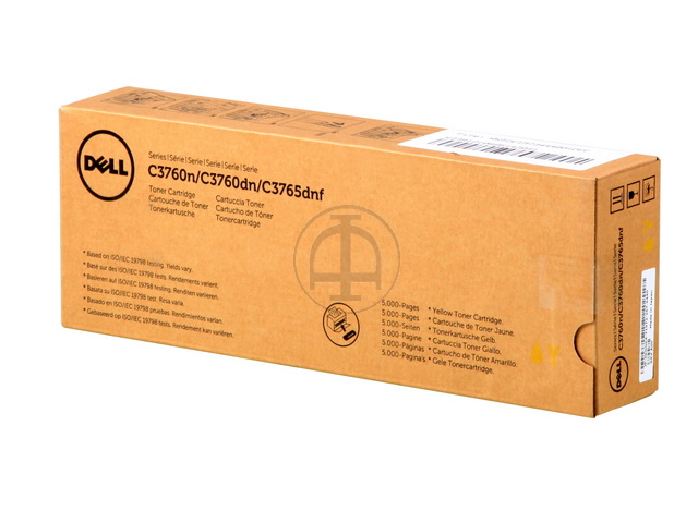 Toner Dell C3760 Jaune Grande Capacité