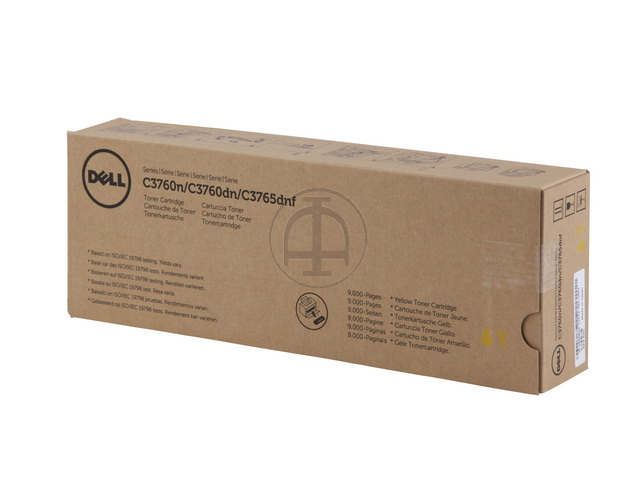 Toner Dell C3760 Jaune Extra Grande Capacité