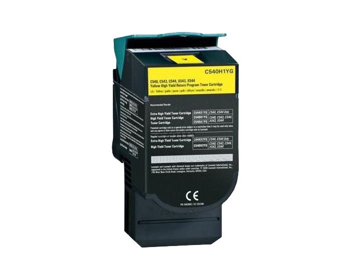 Toner Compatible C540/C544 Jaune (Haute Capacité)