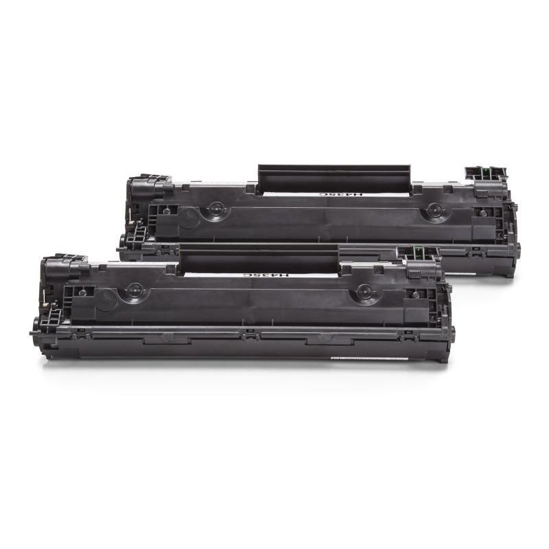Pack 2 Toner HP CB436A – 36A Noir – Compatible