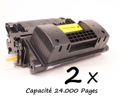 Pack 2 Toner HP CC364XD Noir HC – Compatible